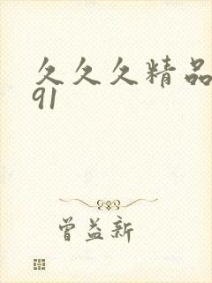 久久久精品国产91