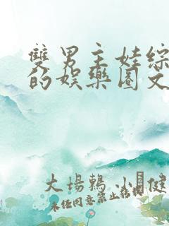 双男主娃综为主的娱乐圈文推荐穿书