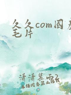 久久com国产毛片