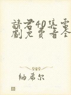 请君40集电视剧免费看全集