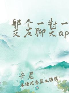 那个一对一视频交友聊天app好用