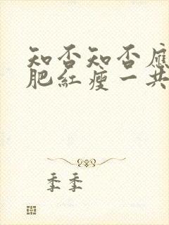 知否知否应是绿肥红瘦一共多少集