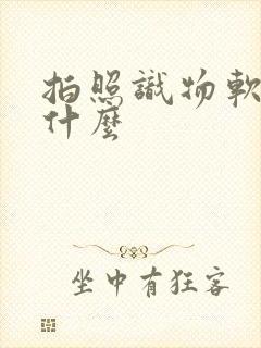 拍照识物软件叫什么