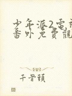 少年派2电视剧番外免费观看