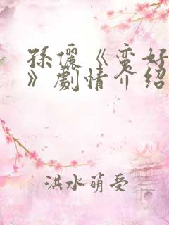 孙俪《蛮好人生》剧情介绍