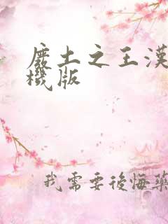 废土之王汉化手机版