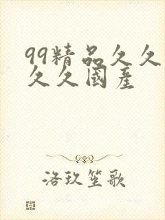 99精品久久久久久国产