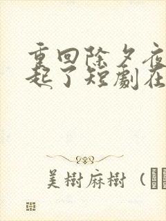 重回除夕夜他崛起了短剧在线观看