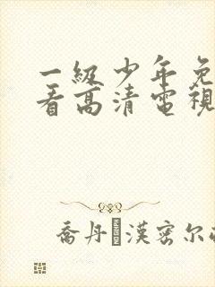 一级少年免费观看高清电视剧