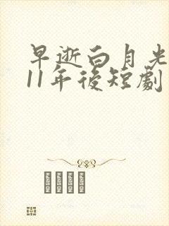 早逝白月光穿越11年后短剧免费观看