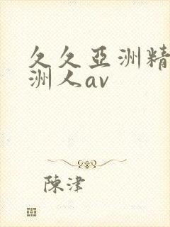 久久亚洲精品亚洲人av