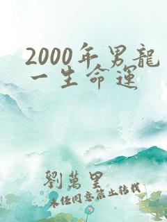2000年男龙一生命运