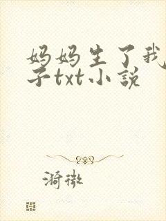 妈妈生了我的孩子txt小说