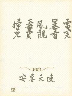 扫毒风暴电视剧免费观看完整版高清