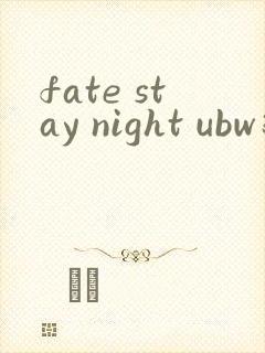 fate stay night ubw线