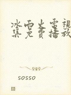 冰雨火电视剧全集免费播放追剧网