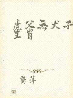 虎父无犬子打一生肖