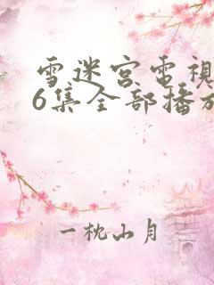 雪迷宫电视剧36集全部播放免费观看