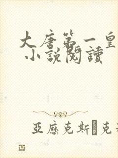 大唐第一皇太子 小说阅读