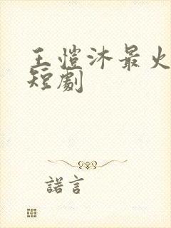 王恺沐最火十部短剧