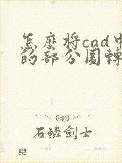 怎么将cad中的部分图转为pdf