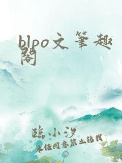 blpo文笔趣阁