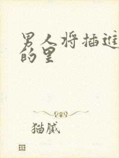 男人将插进女人的里