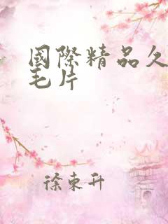 国际精品久久久毛片