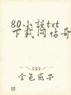 80小说txt下载网站奇书网