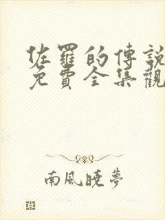 佐罗的传说动漫免费全集观看