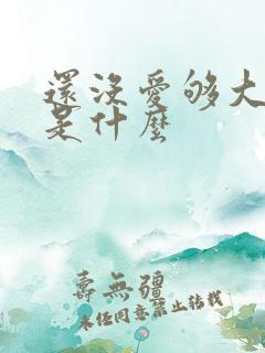 还没爱够大结局是什么