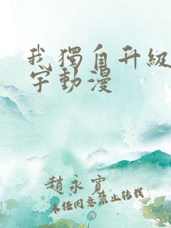 我独自升级程肖宇动漫