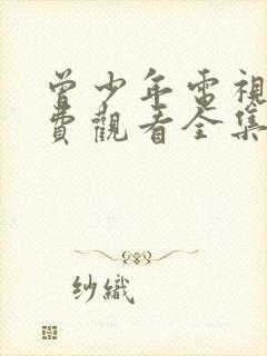 曾少年电视剧免费观看全集高清