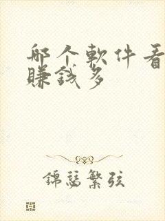 哪个软件看小说赚钱多