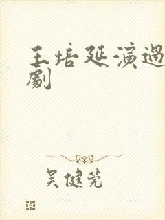 王培延演过什么剧