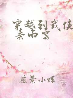 穿越到武侠世界 秦雨云