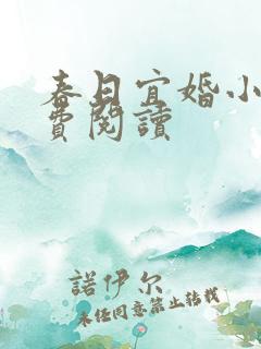 春日宜婚小说免费阅读