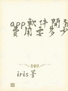 app软件开发费用要多少钱