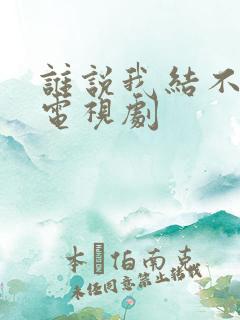 谁说我结不了婚电视剧