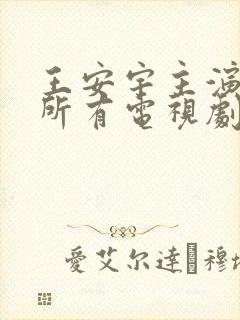 王安宇主演过的所有电视剧