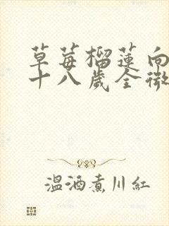 草莓榴莲向日葵十八岁全微糖