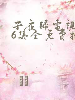 子夜归电视剧36集全免费播放