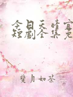 今日天晴宜爱你短剧全集免费观看