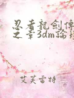 忍者龙剑传2黑之章3dm论坛