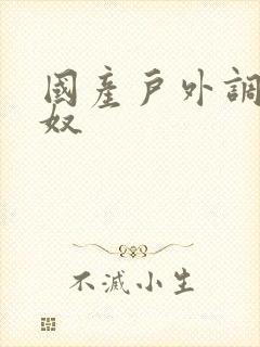 国产户外调教女奴