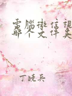 电脑微信视频在哪个文件夹里面