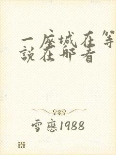 一座城在等你小说在哪看