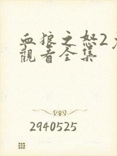 血狼之怒2免费观看全集