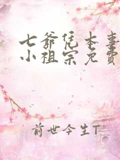 七爷凭本事拐的小祖宗免费下载全文