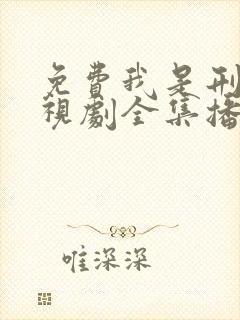 免费我是刑警电视剧全集播放